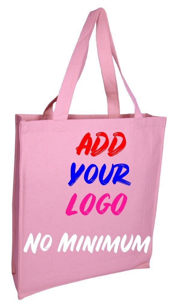 Custom Heavy Wholesale Canvas Tote Bags With Full Gusset - BAGANDCANVAS.COM