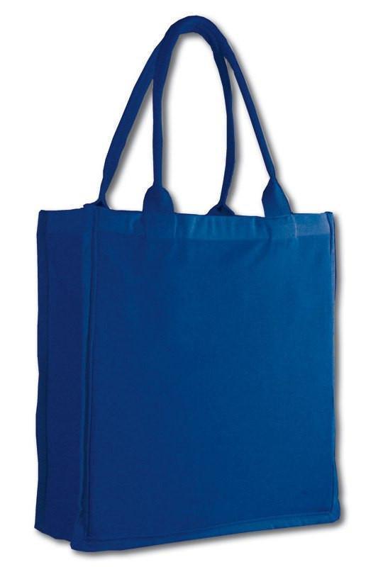 Fancy Tote Bag 100% Cotton Sheeting Full Side Gusset - BAGANDCANVAS.COM