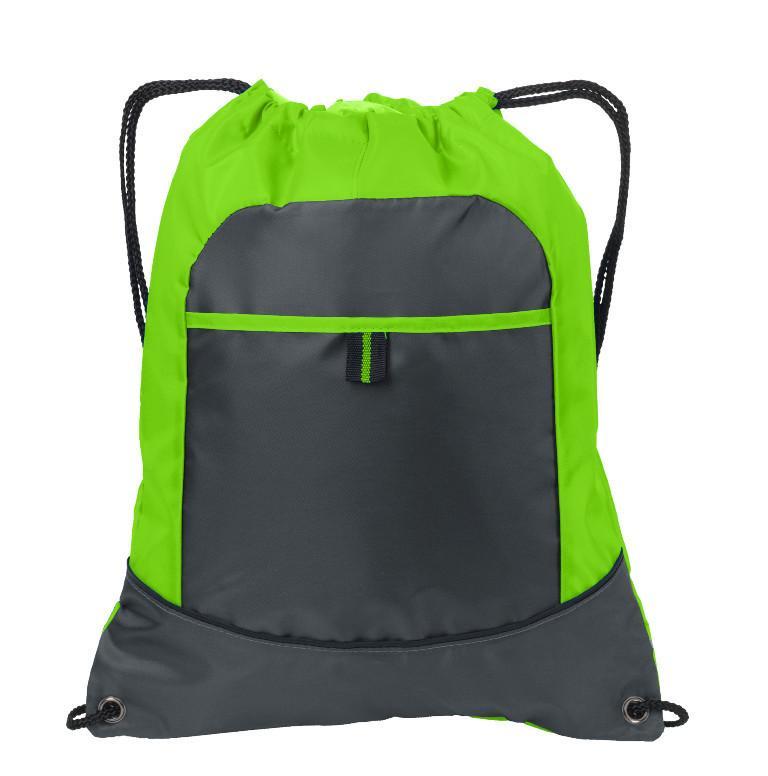Two-Tone Drawcord Closure Backpack - BAGANDCANVAS.COM