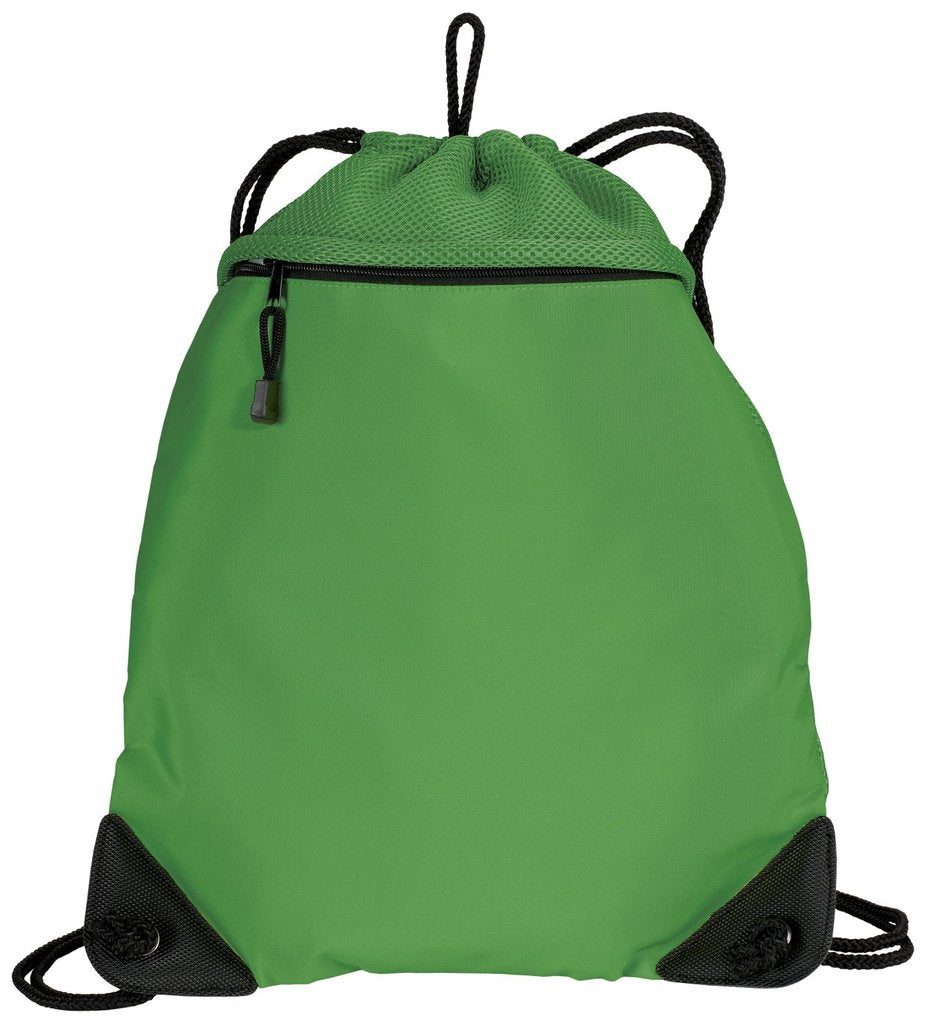 Stylish Improved Cinch Pack with Mesh Trim - BAGANDCANVAS.COM