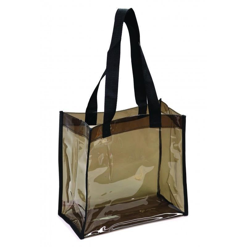 Black transparent outlet bag