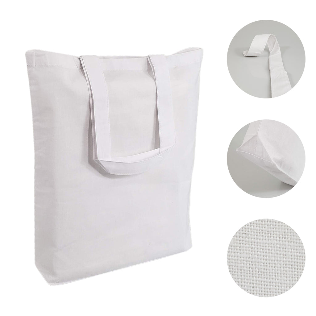 Budget 100% Cotton Canvas Tote Bags with Bottom Gusset - BAGANDCANVAS.COM
