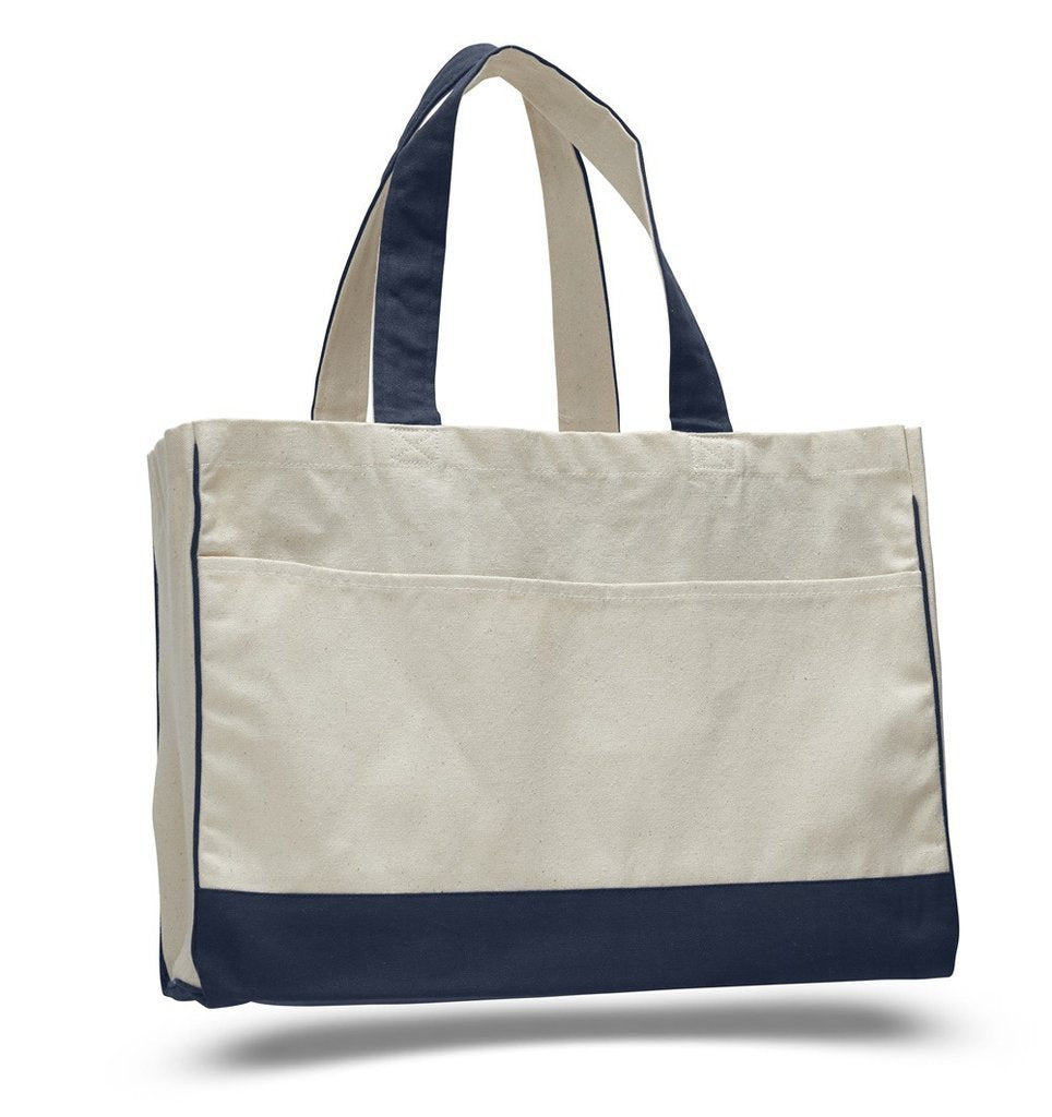 Zippered tote bags with pockets 2025