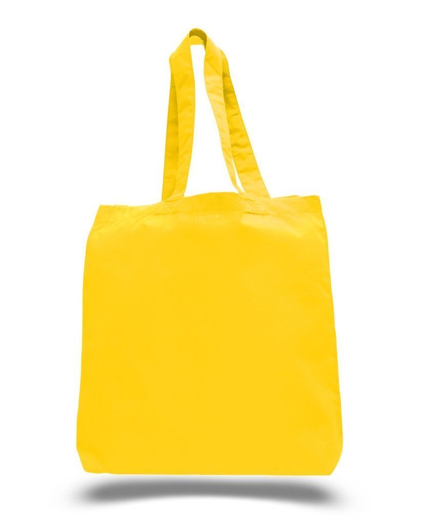 Custom Economical 100 Cotton Cheap Tote Bags W Gusset
