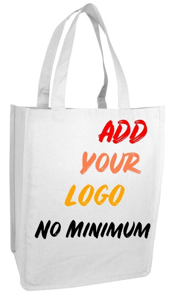 'Custom Heavy Shopper Canvas Tote Bag' - Customized - BAGANDCANVAS.COM