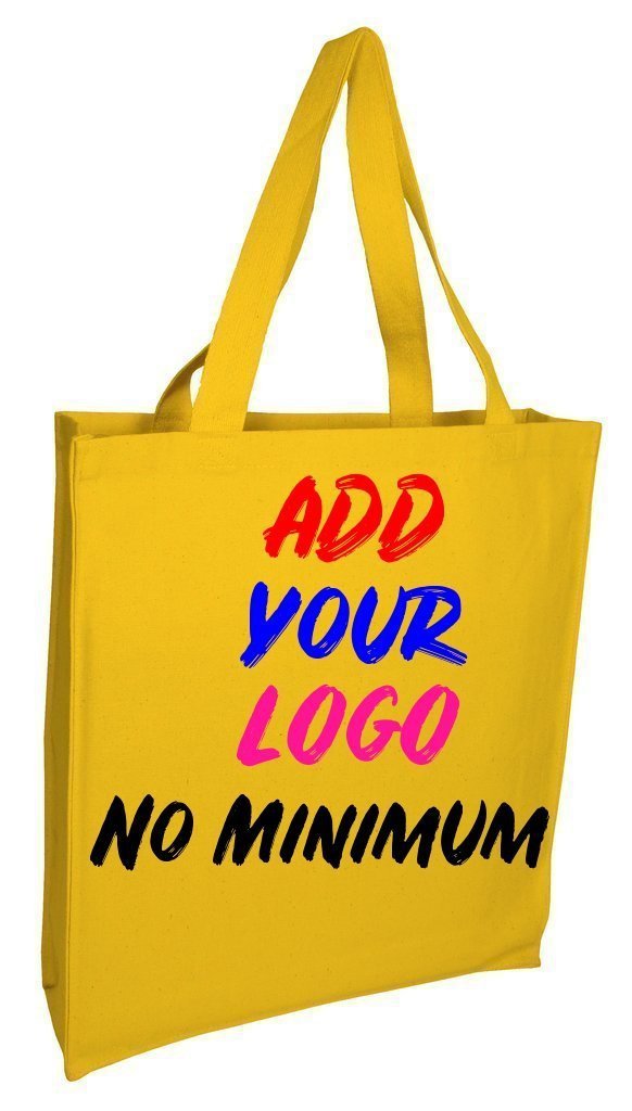 Custom Heavy Wholesale Canvas Tote Bags With Full Gusset - BAGANDCANVAS.COM