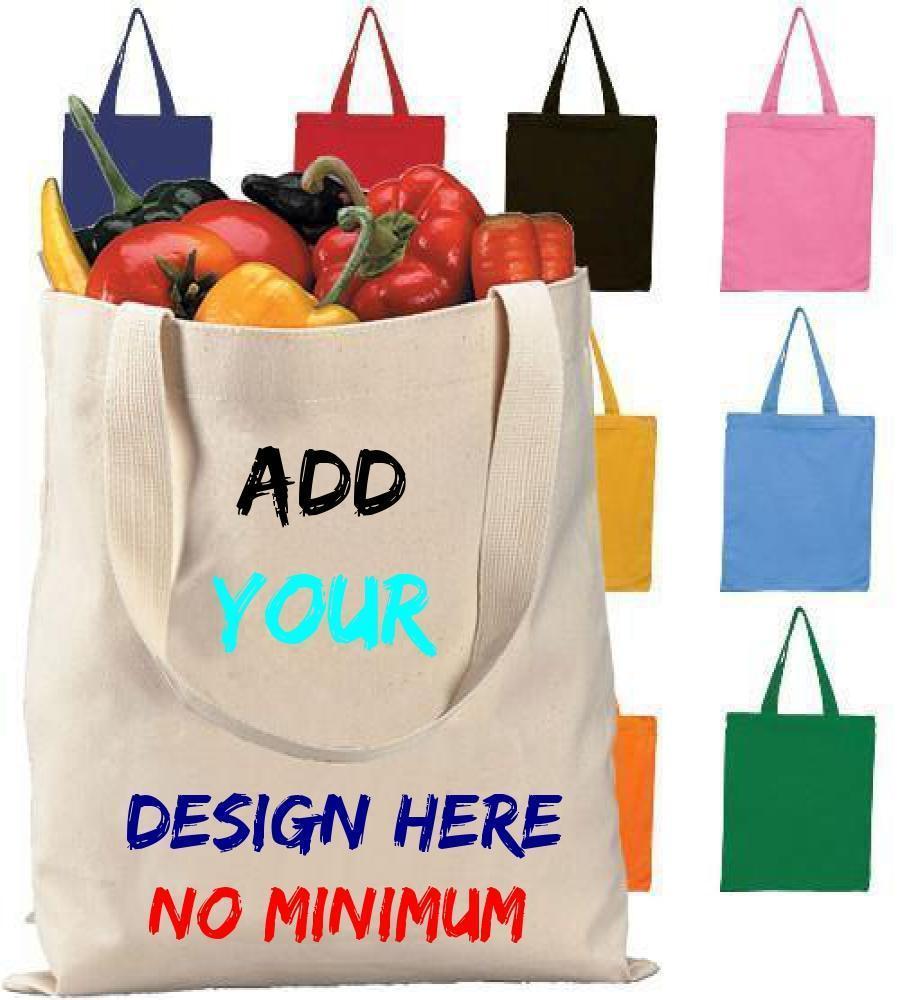 Custom High Quality Promotional Canvas Tote Bags - Customized - BAGANDCANVAS.COM