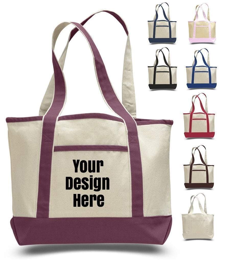 Custom heavy duty canvas bags deals