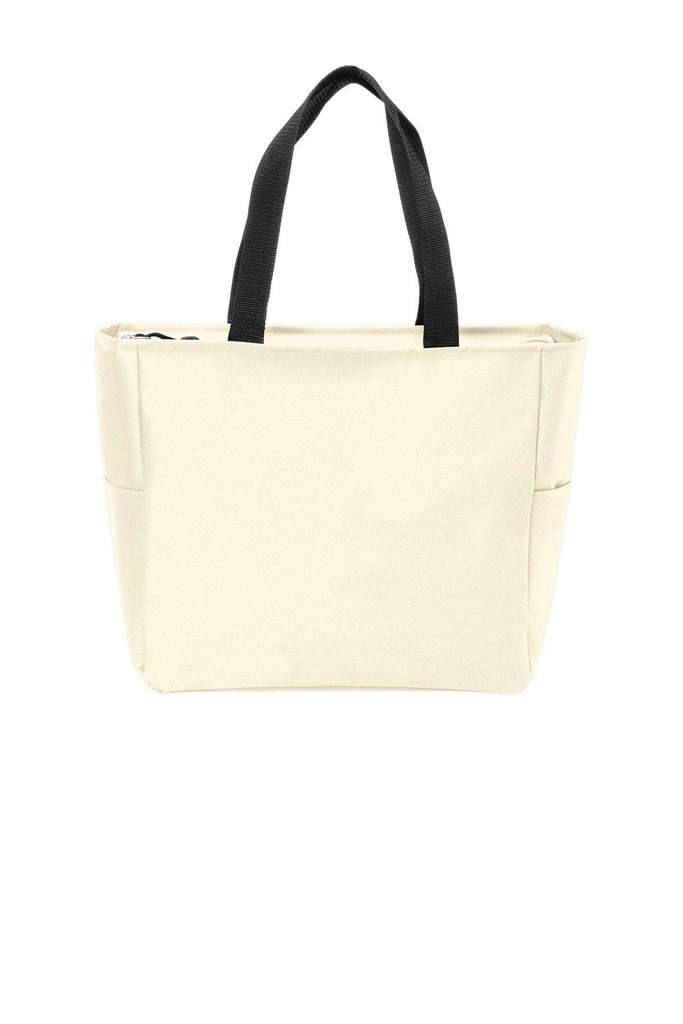 Essential Zip Polyester Canvas Tote Bag - BAGANDCANVAS.COM