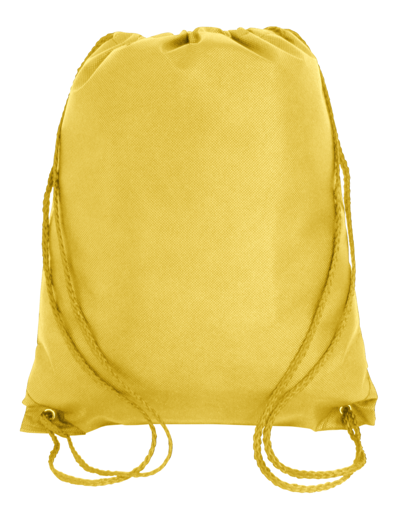 Yellow drawstring backpack hotsell