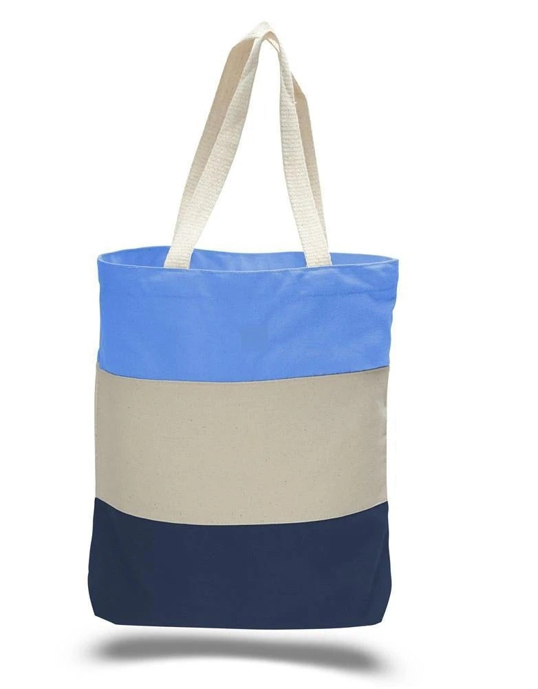 Wholesale Heavy Canvas Tote Bags Tri Color