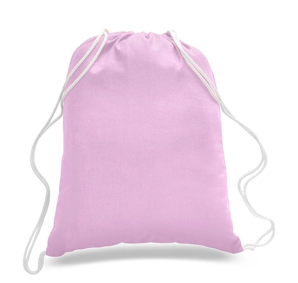 Economical Sport Cotton Drawstring Bag Cinch Packs - BAGANDCANVAS.COM