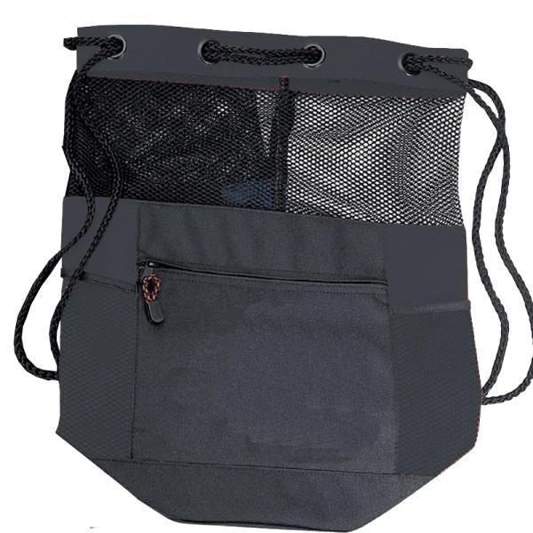 Expanded Polyester Mesh Bag / Drawstring Backpack - BAGANDCANVAS.COM