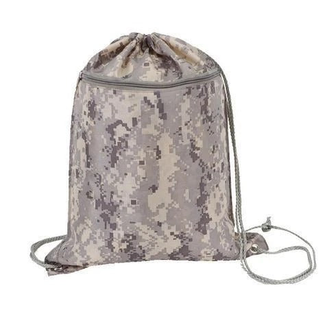 Camo drawstring backpack best sale