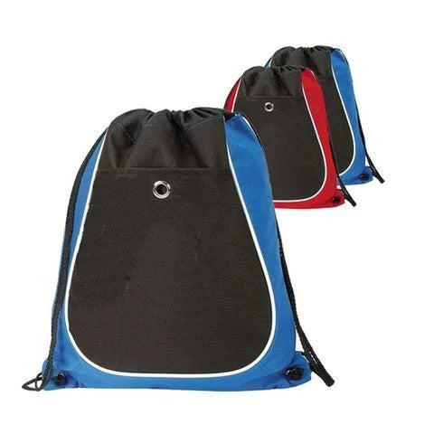 Tri-Color Cool Drawstring Bag / Cinch Pack - BAGANDCANVAS.COM