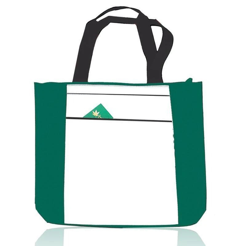 Low Price Zippered Polyester Tote Bag - BAGANDCANVAS.COM