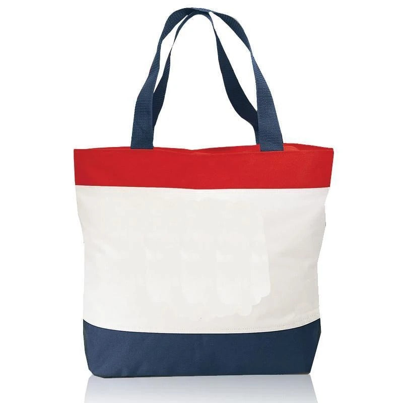 シャンシャン❗ bagandcanvas-tote-bag-red-navy