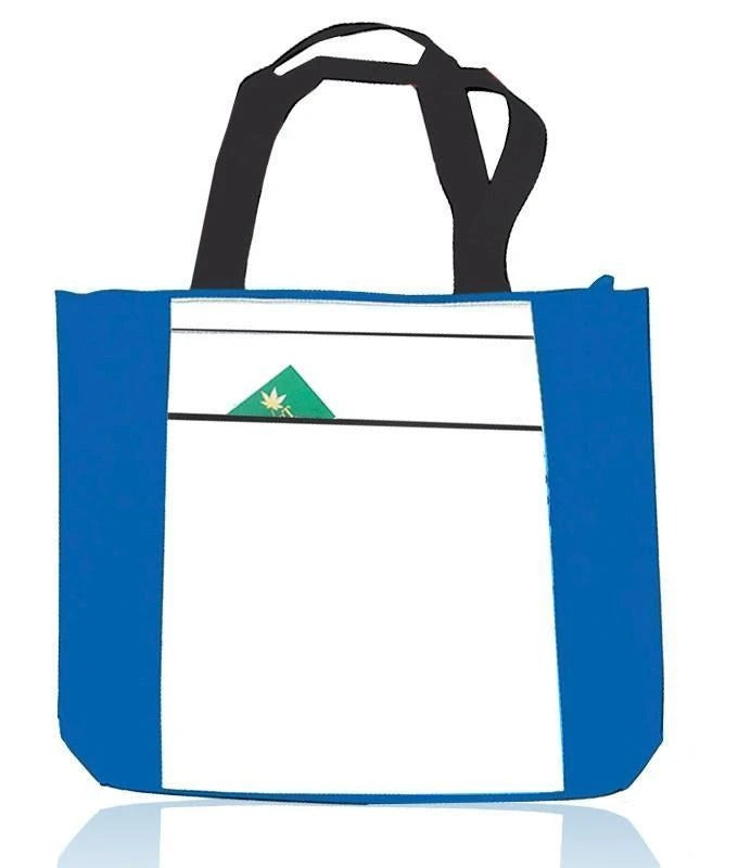 Low Price Zippered Polyester Tote Bag - BAGANDCANVAS.COM