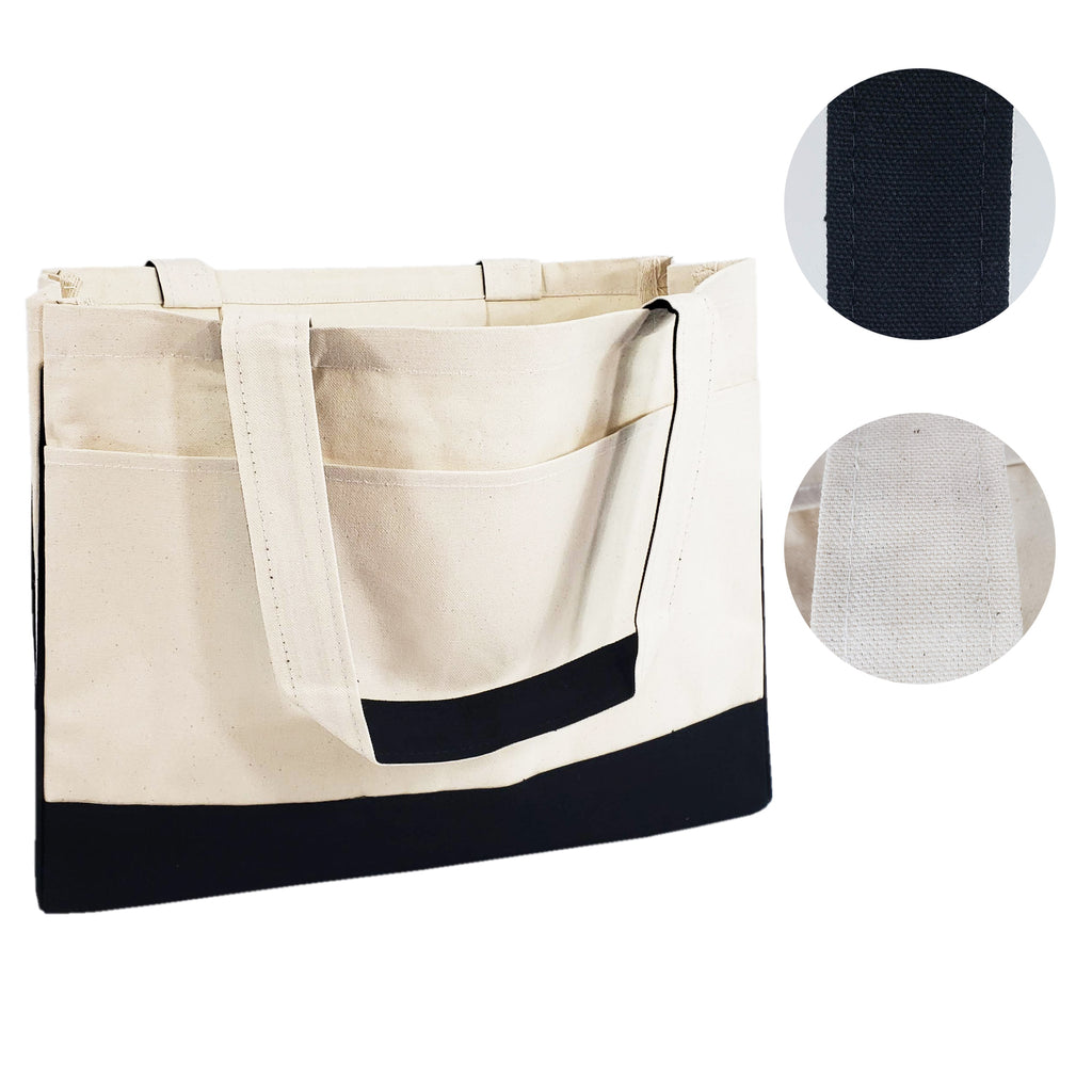 Plain Canvas Shopping Bags | Wholesale Plain Canvas Tote Bags With Bottom –  Bags247.com.au