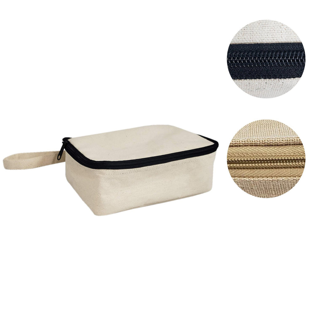 cloth travel makeup bag Canvas Makeup Bag / Canvas Travel Kit